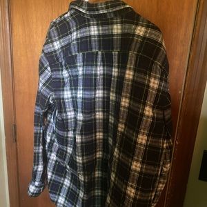 LL Bean dad flannel